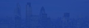 London skyline with a blue overlay