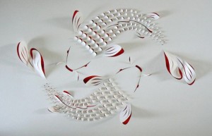 Paper art: fish