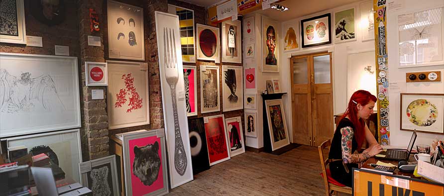 commercial art galleries in london